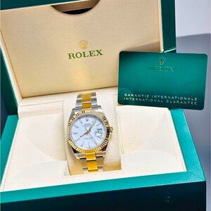 Rolex datejust 41 mm gold and steel 2022 Original with box and papers